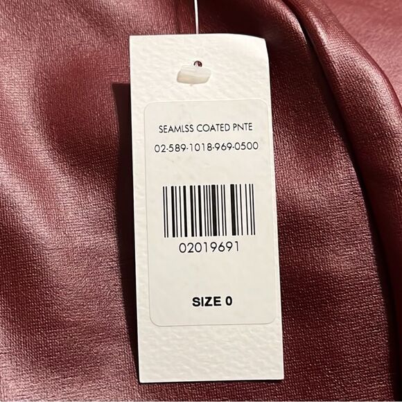 FTF Coated Ponte High Rise Knit Leggings - Picture 10 of 12